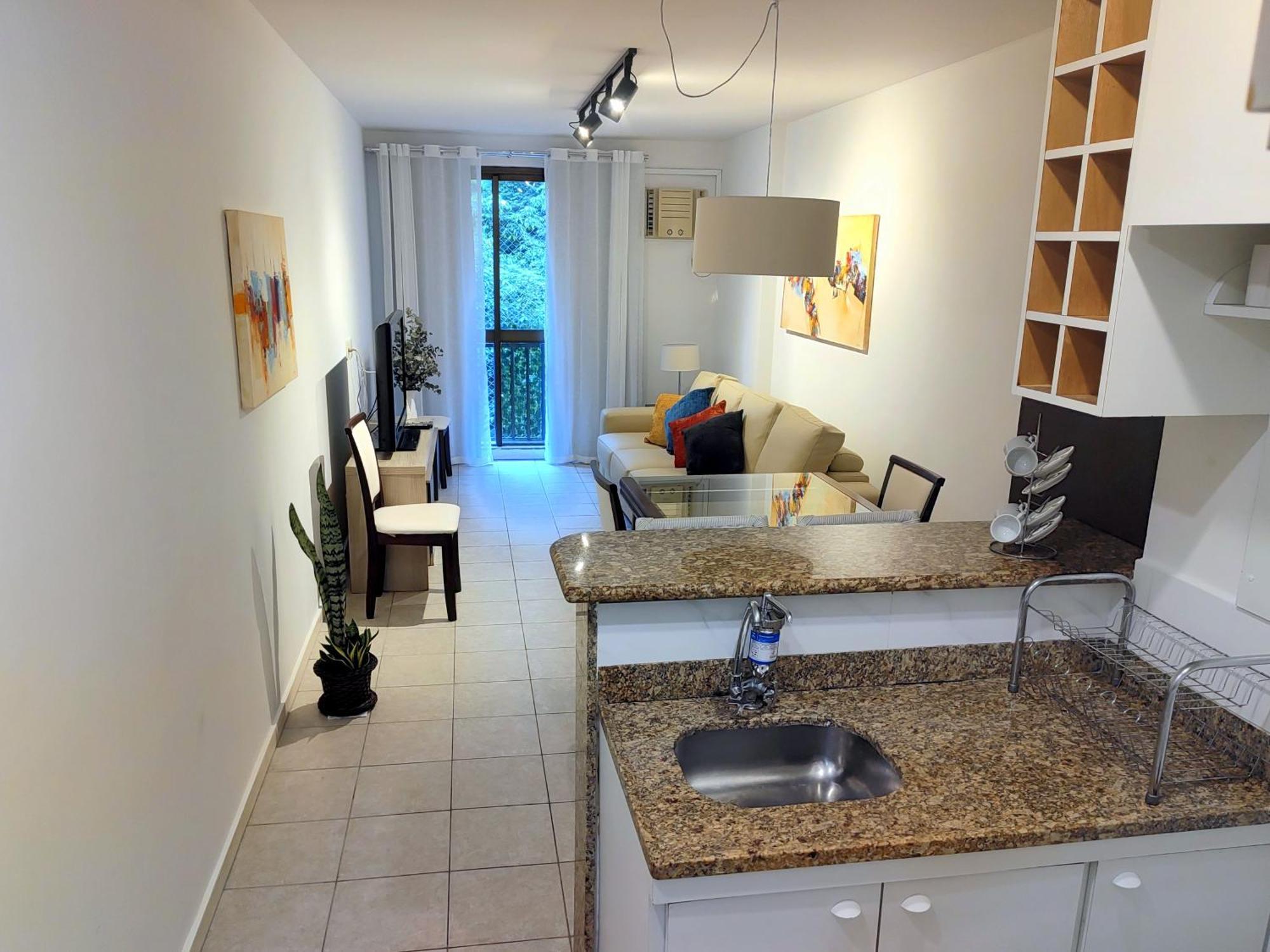 Apartment Flat Em Copacabana Com Piscina, Garagem Inclusa E Portaria 24h A 4 Min Da Rio de Janeiro