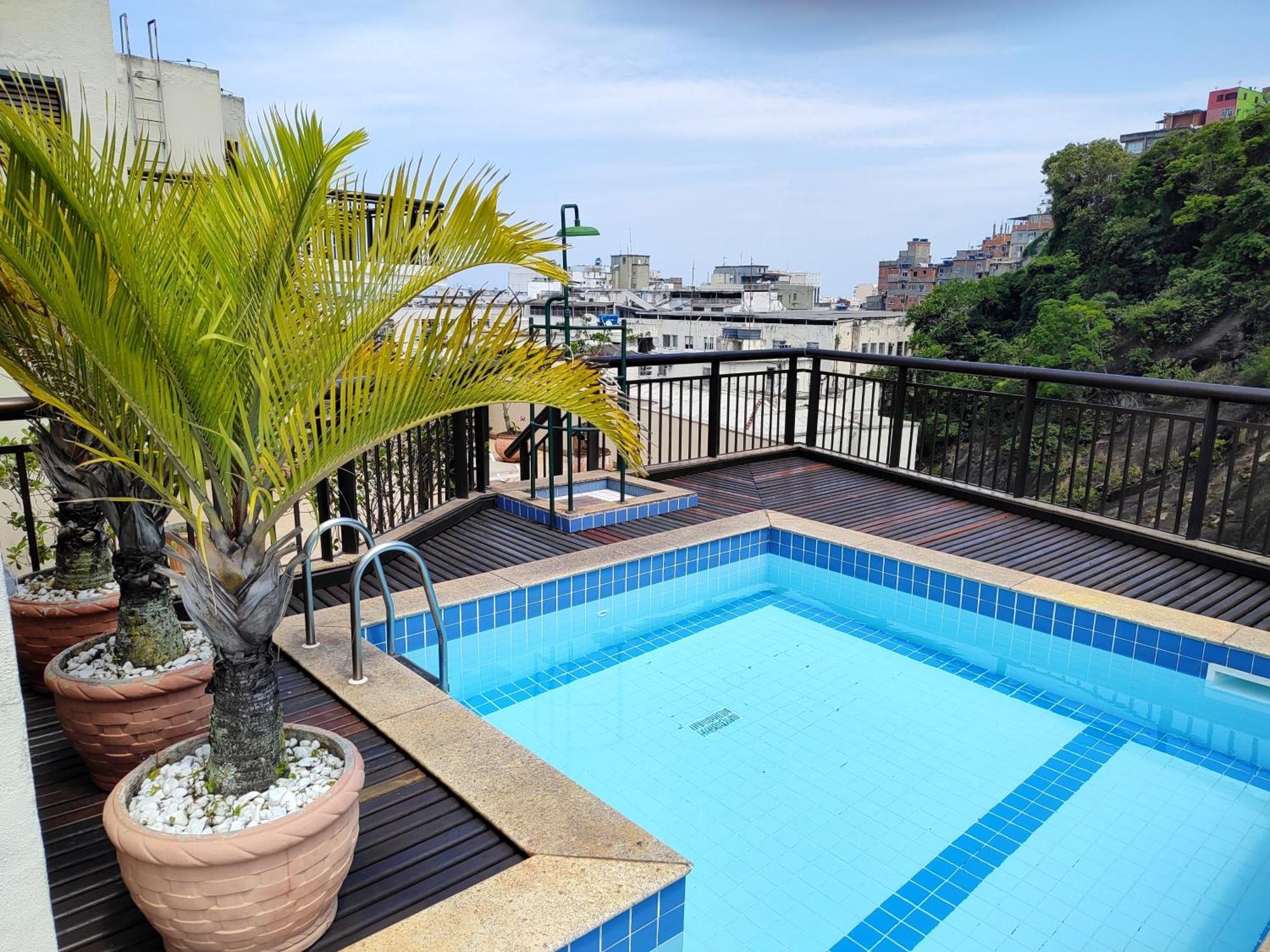 Apartment Flat Em Copacabana Com Piscina, Garagem Inclusa E Portaria 24h A 4 Min Da Rio de Janeiro